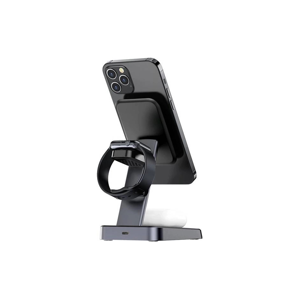 Зарядний пристрій Acefast Wireless QI 3in1 18W E3 (6974316280903) - зображення 4