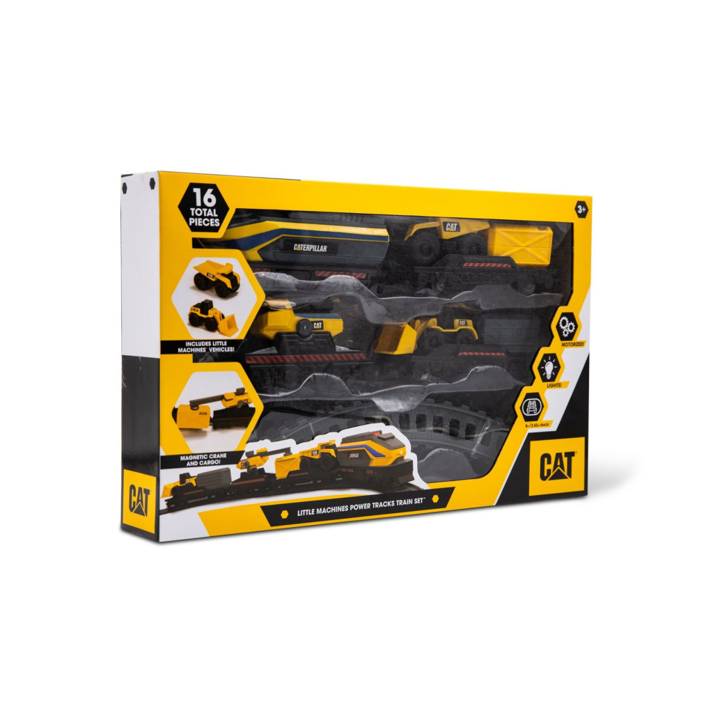 Залізниця Funrise CAT з міні-технікою Будівельний експрес (82949) - зображення 1