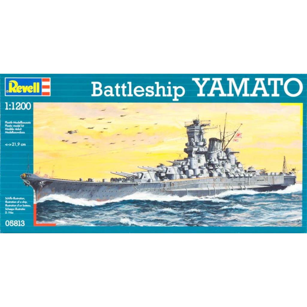 Збірна модель Revell Лінійний корабель Yamato 1:1200 (5813) - зображення 1