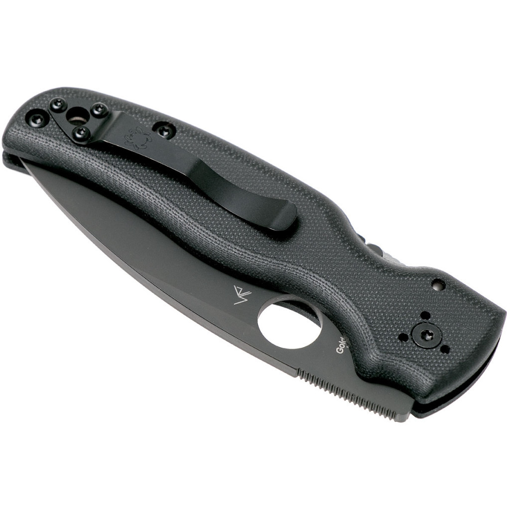 Ніж Spyderco Shaman Black Blade (C229GPBK) - зображення 7