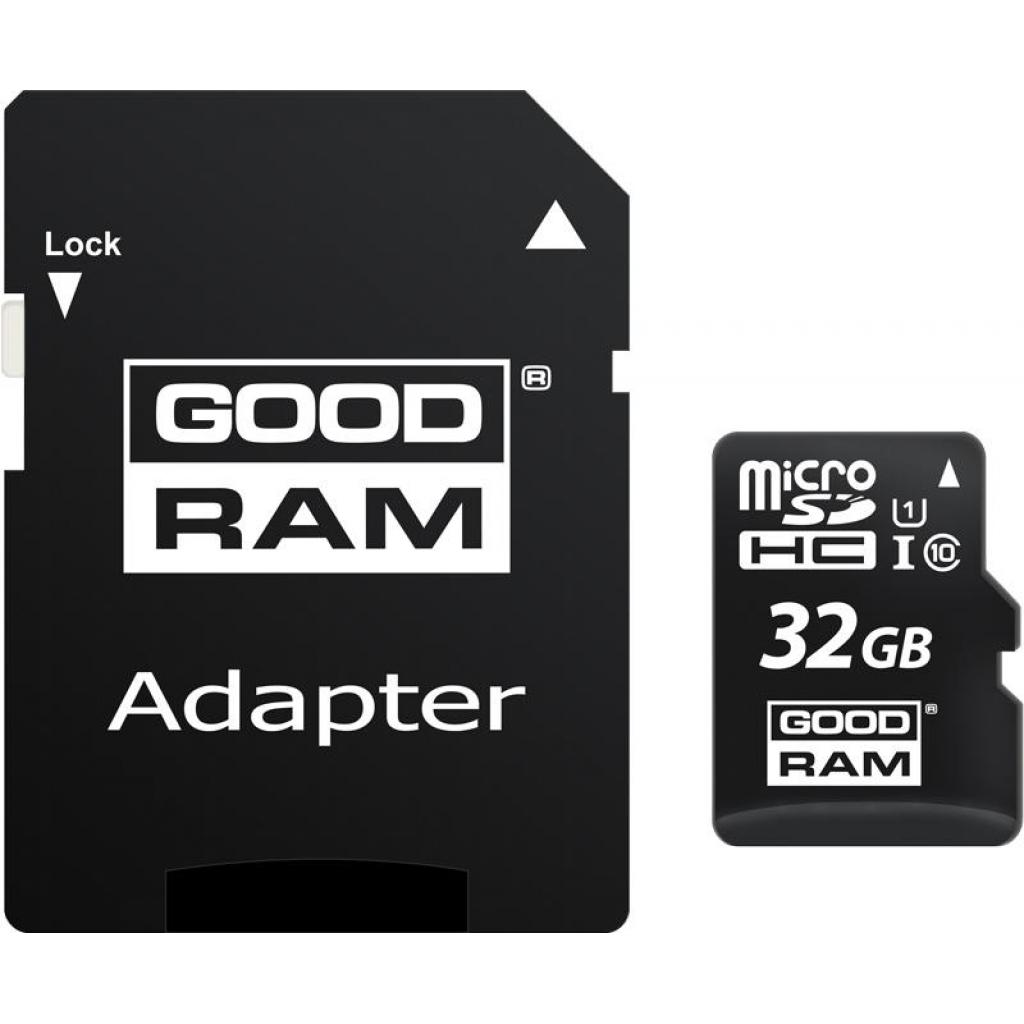 Карта пам'яті Goodram 32GB microSDHC Class 10 (M1AA-0320R12) - зображення 1