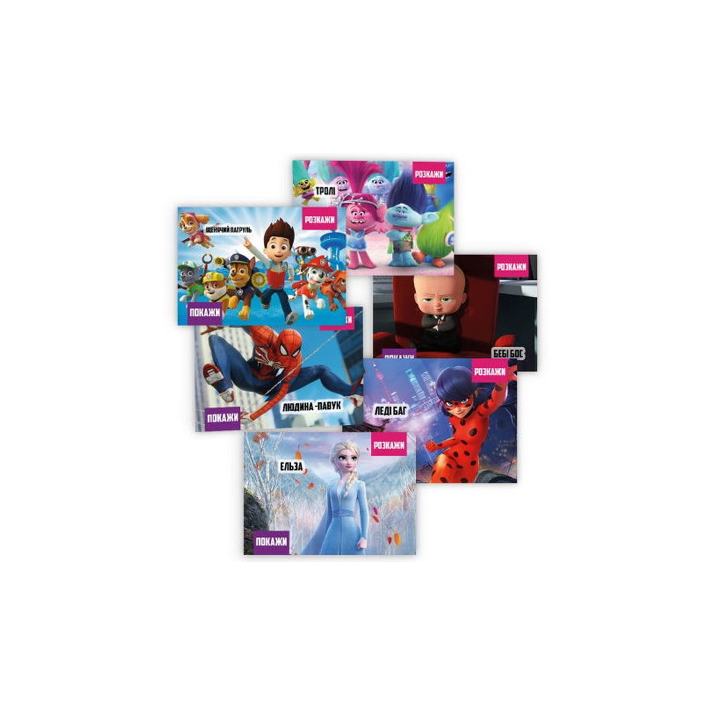 Настільна гра PLAYROOM Покажи або розкажи. Мультфільми, українська (ВР_ПРМУ) - зображення 2