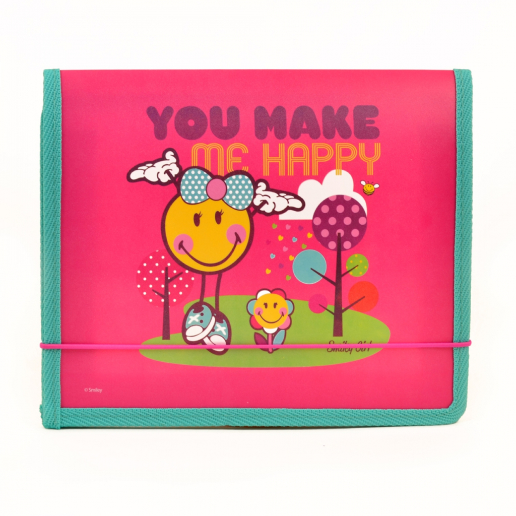 Папка для зошитів Yes В5 на гумці Smiley World blue (491377) - зображення 3