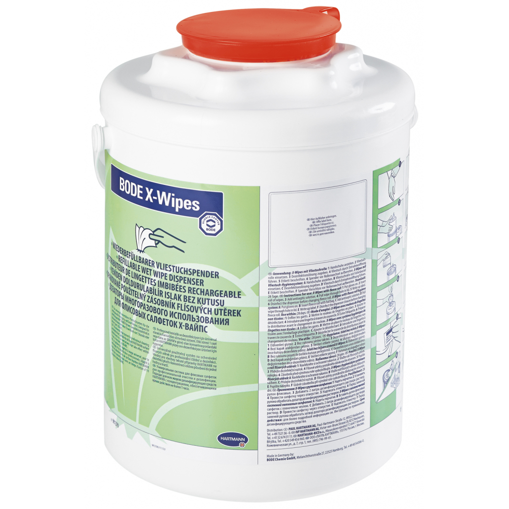 Дозатор для дезінфікуючих засобів Bode X-Wipes Універсальний диспенсер для серветок (4031678064120) - зображення 1