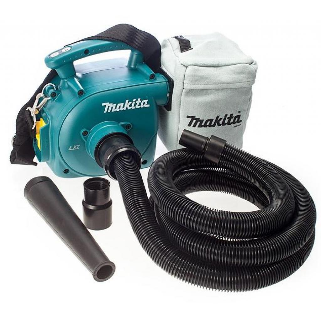 Пилосос будівельний Makita аккумуляторный LXT, 18В, 54Вт, 3л (DVC350Z) - зображення 2