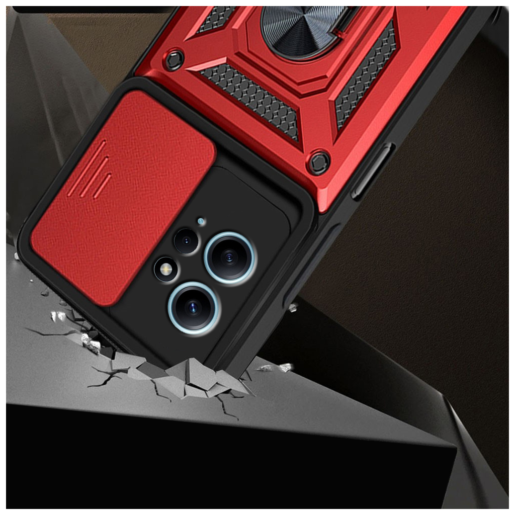 Чохол до мобільного телефона BeCover Military Xiaomi Redmi Note 12 4G Red (709158) - зображення 5