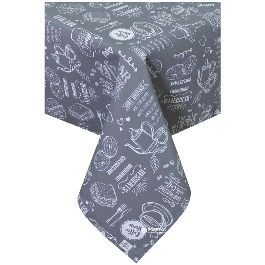 Скатертина Прованс Grey Breakfast 220х136 см (4823093408401) - изображение 1