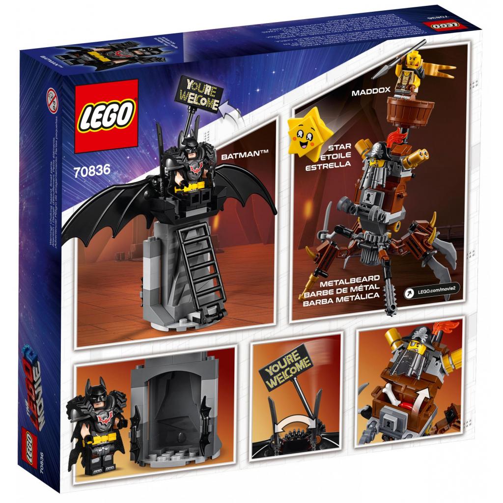 Конструктор LEGO Movie Бойовий Бетмен та Залізна борода 168 деталей (70836) - зображення 7