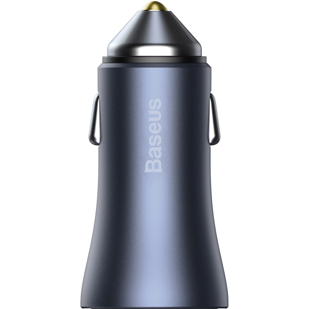 Зарядний пристрій Baseus Golden Contactor Pro USB-A/Type-C Blue (CCJD-0G) - зображення 5