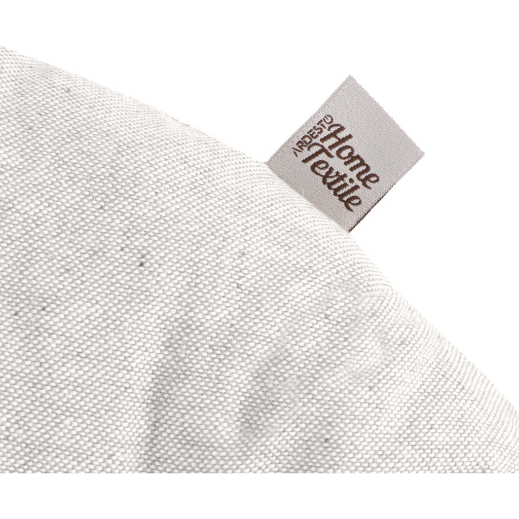 Подушка на стілець Ardesto Oliver, кругла 40 см, 100% бавовна, нап-ч: 50% холоф, 50% пп, сірий світлий (ART03OL) - зображення 4