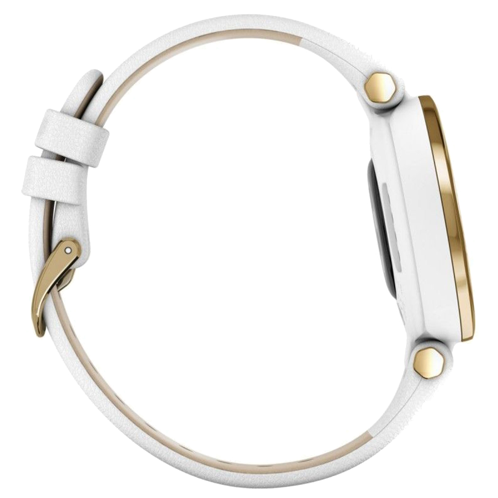 Смарт-годинник Garmin Lily, LightGold, White, Leather (010-02384-B3) - зображення 4