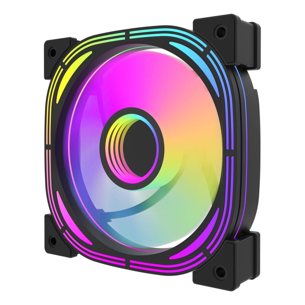 Кулер до корпусу DARKFLASH INF24 3IN1(PWM) BLACK - зображення 6