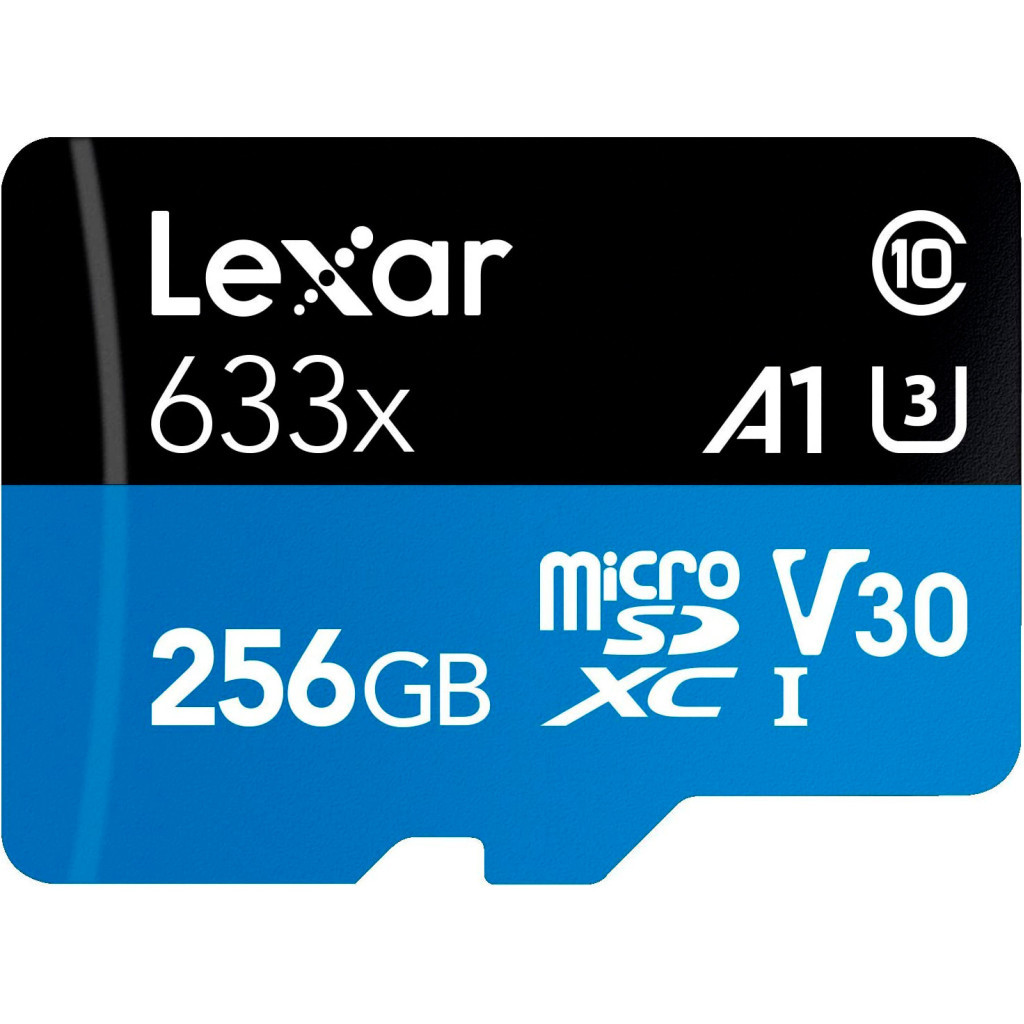 Карта пам'яті Lexar 256GB microSDXC class 10 UHS-I 633x (LSDMI256BB633A) - зображення 1