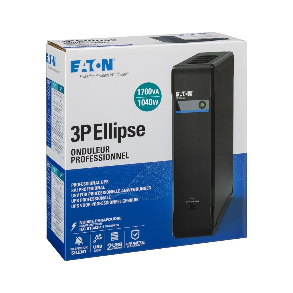 Пристрій безперебійного живлення Eaton 3P1700UD - изображение 6