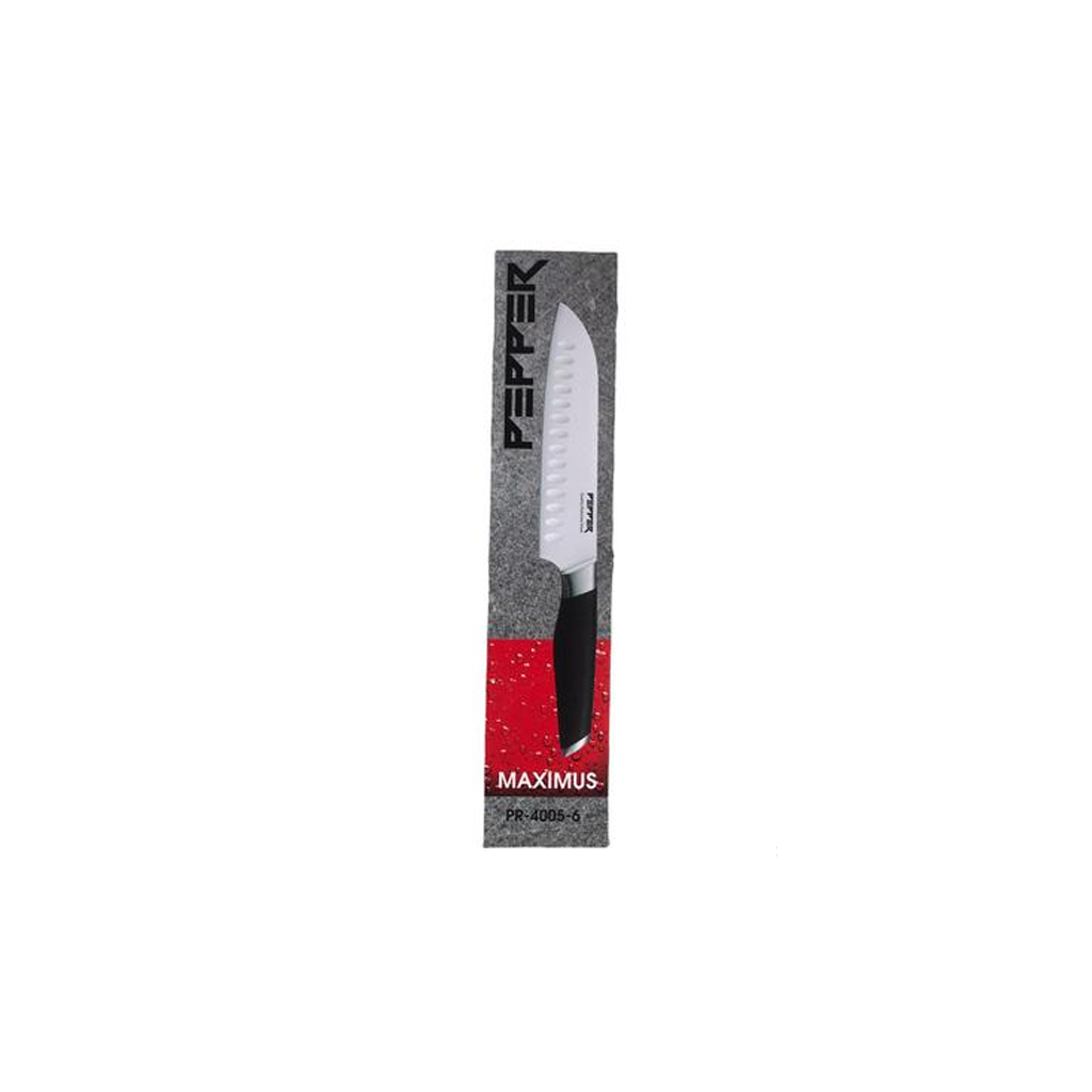 Кухонний ніж Pepper Maximus Сантоку 17,5 см PR-4005-6 (111205) - зображення 1