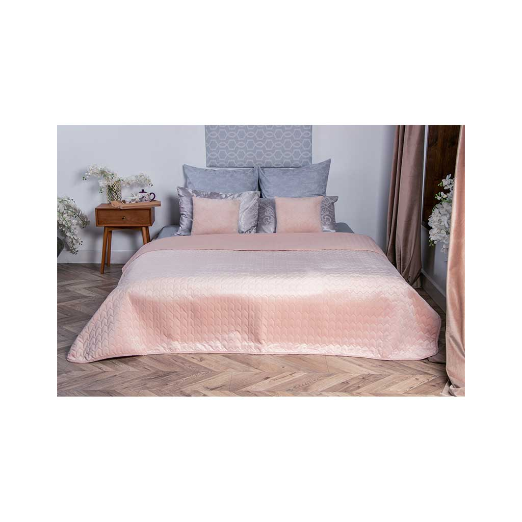 Покривало Руно двостороннє VeLour Персикове 150 х 220 см (360.55_Apricot) - изображение 1