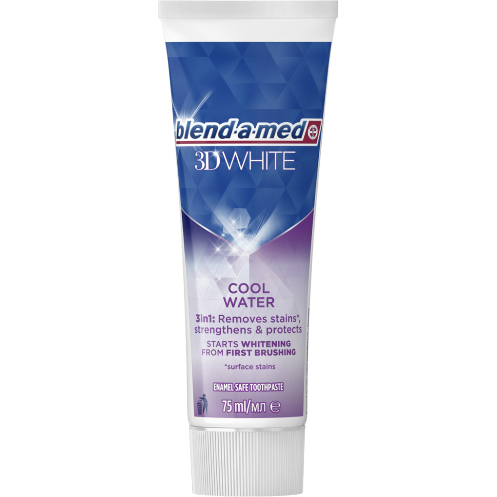 Зубна паста Blend-a-med 3D White Прохолодна вода 75 мл (8006540793138) - изображение 3