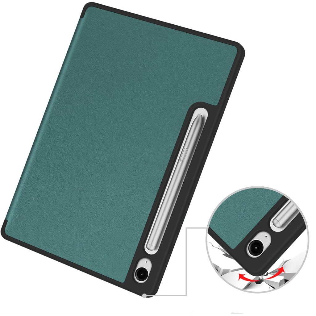 Чохол до планшета BeCover Flexible TPU Mate Samsung Galaxy Tab S10 FE (SM-X520/SM-X526) 10.9" Dark Green (713265) - изображение 3