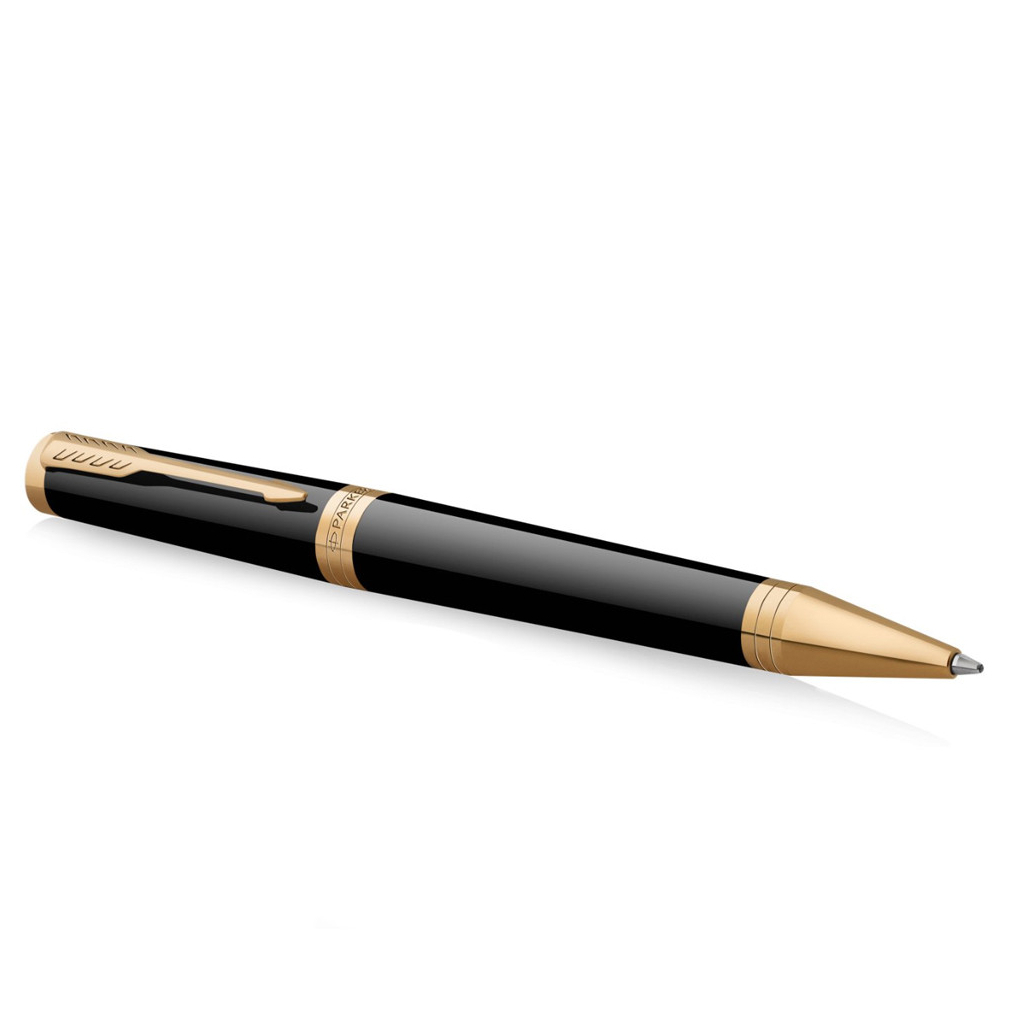 Ручка кулькова Parker INGENUITY Black Lacquer GT BP (60 032) - зображення 2