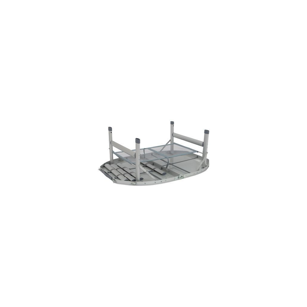 Туристичний стіл Bo-Camp Premium Oval 100x70 cm Grey (1404424) (DAS303284) - зображення 6