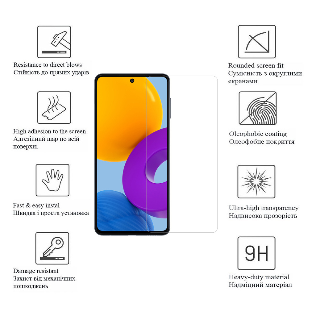 Скло захисне Drobak Xiaomi Redmi Note 11S (717129) - зображення 2