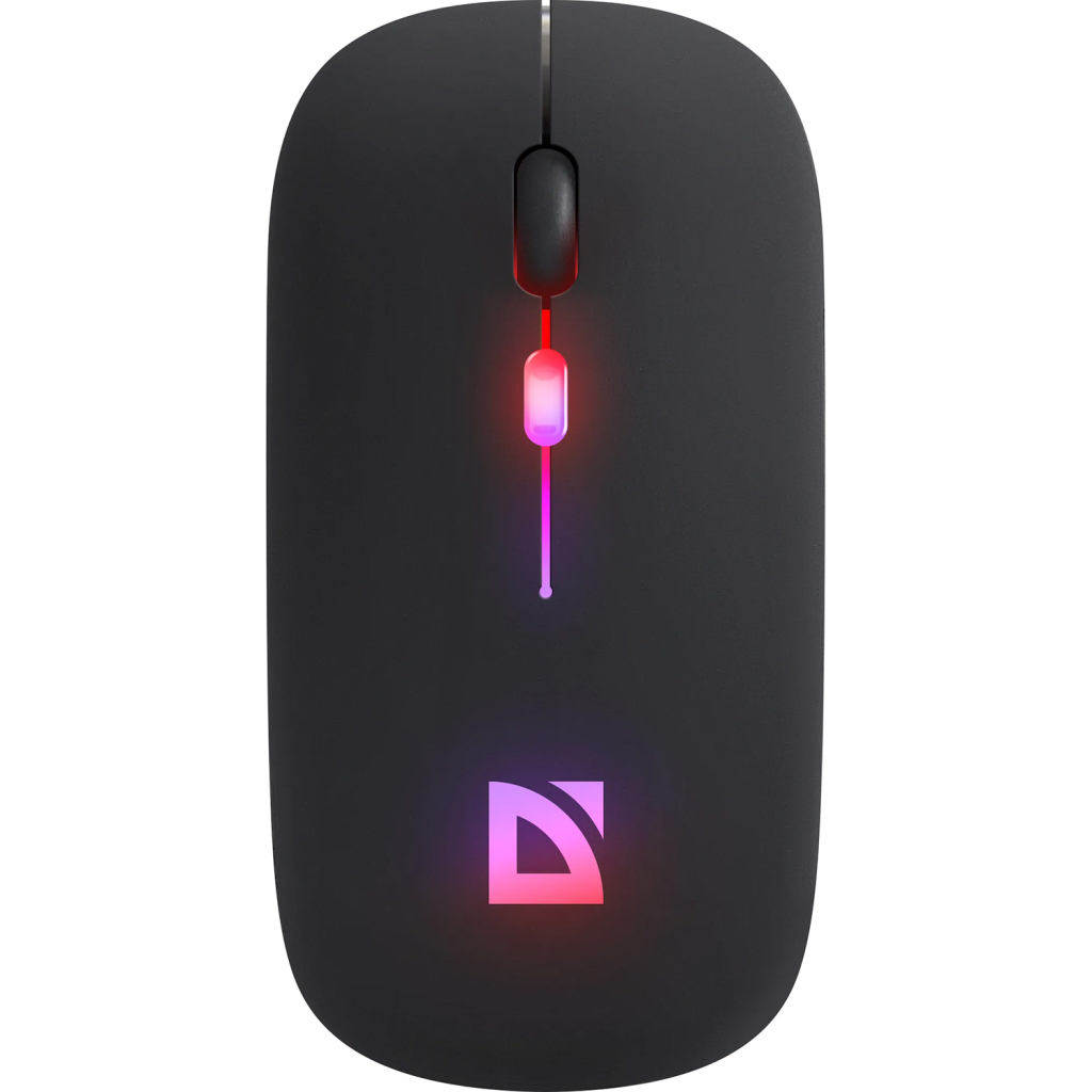 Мишка Defender Touch MM-997 Silent Wireless RGB Black (52997) - зображення 1