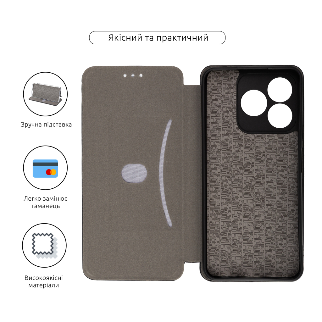 Чохол до мобільного телефона Armorstandart G-Case ZTE Nubia V60 Black (ARM79003) - зображення 3