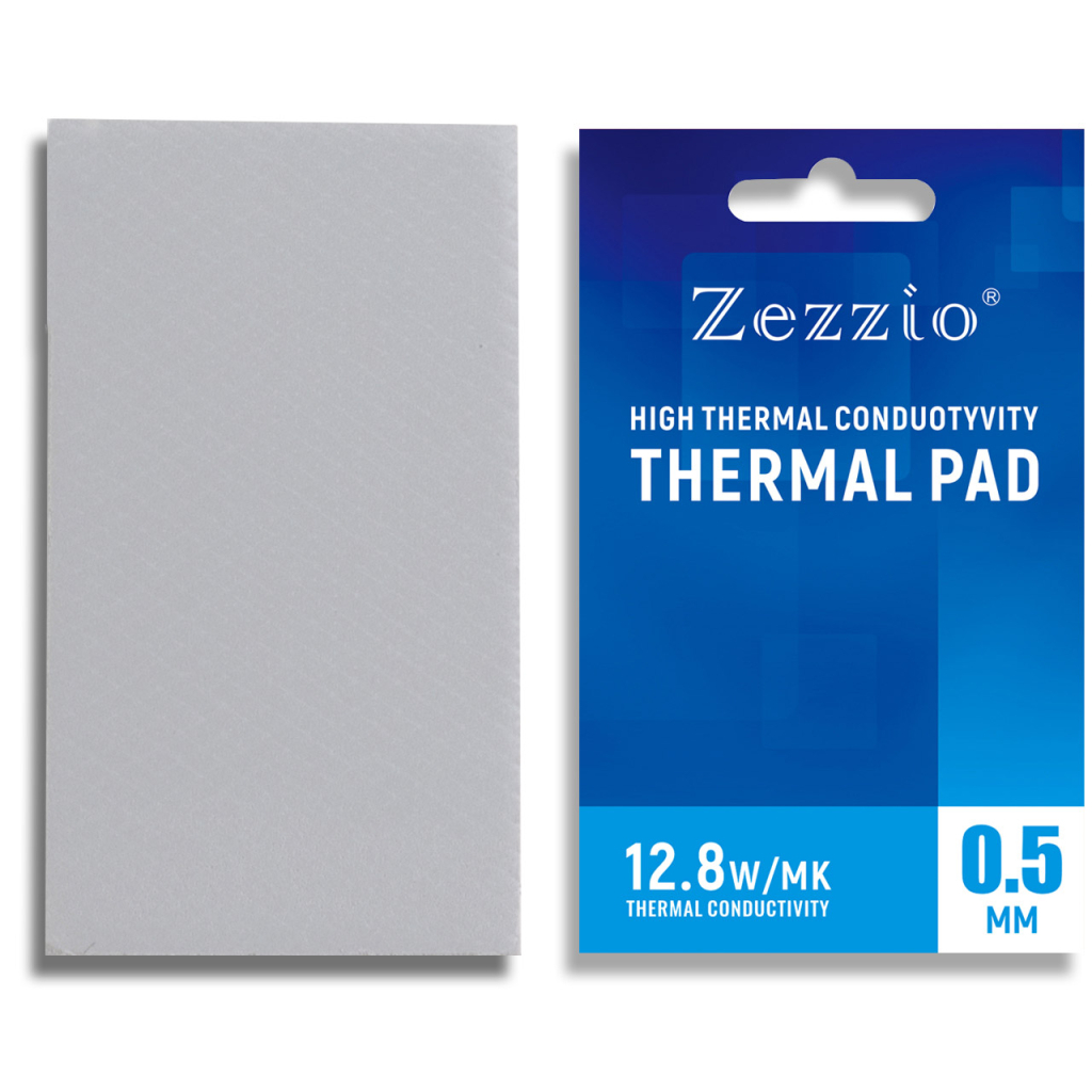 Термопрокладка Zezzio Thermal Pad 12.8 W/mK 85х45x0.5 мм - зображення 1