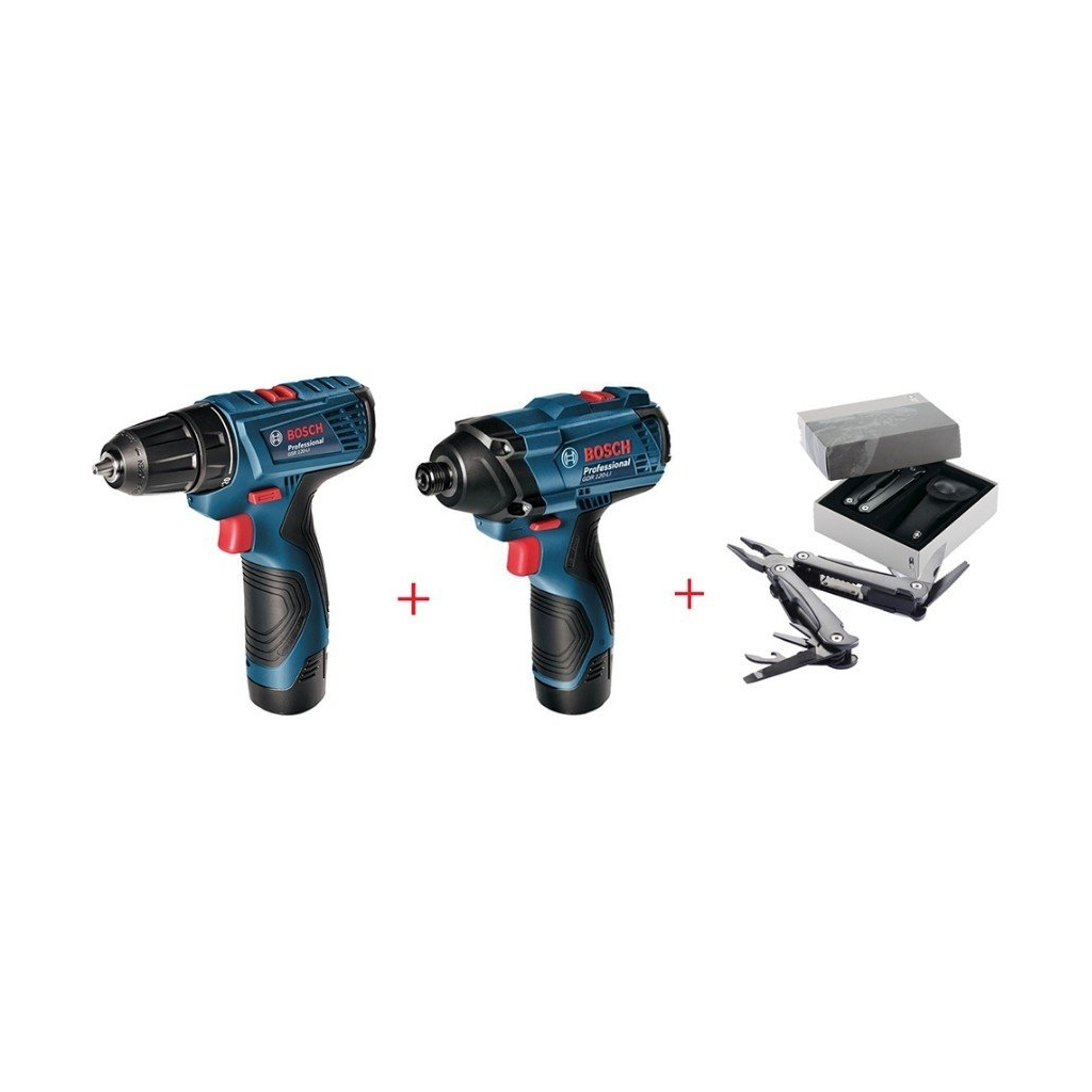 Шуруповерт Bosch акумуляторний (GDR120-LI + GSR 120-LI +мультитул) (0.615.990.K9L) - зображення 1