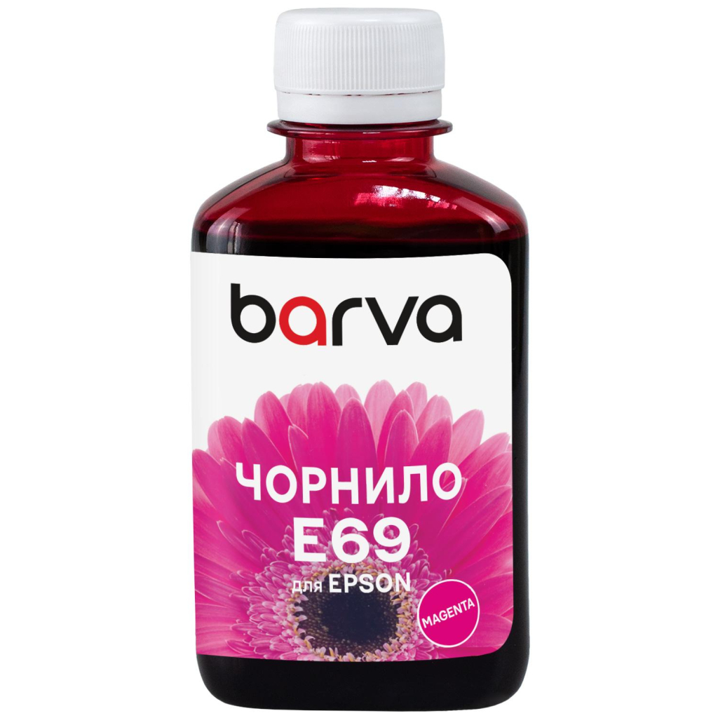 Чорнило Barva Epson T69, 180 мл, Pigm, Magenta (E69-942) - зображення 1
