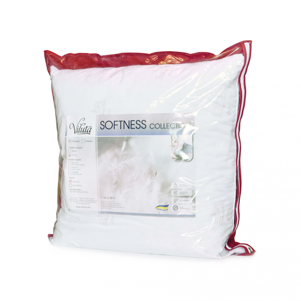 Подушка Viluta з лебединим пухом Soft 40х60 (soft_40*60) - зображення 2