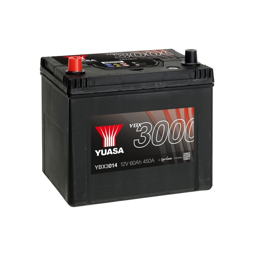 Акумулятор автомобільний Yuasa 12V 90Ah SMF Battery (YBX3017) - зображення 1