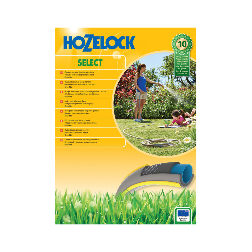 Шланг для поливу HoZelock d12,5мм 50м Select 6050 (12057) - изображение 3