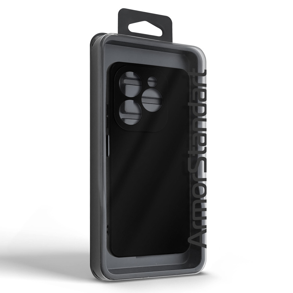 Чохол до мобільного телефона Armorstandart Matte Slim Fit Infinix HOT 40i Camera cover Black (ARM73940) - зображення 5